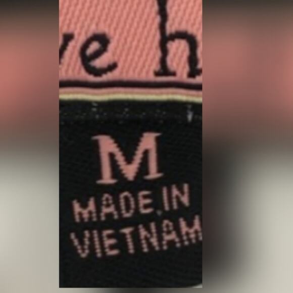 OLIVE HILL Boho Peasant Floral Top Pink Blue Med. - Picture 10 of 15